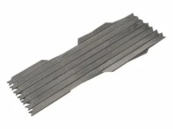 Vallas enrejado 5 uds madera maciza de abeto 180x30 cm ES863311 Gris Sale