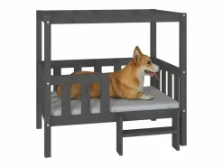 Garden Furniture Cama De Animales De Compañía|Varyn Cama para perros madera maciza de pino 95,5x73,5x90 cm