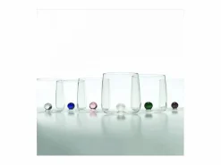 Vaso Bilia Zafferano de vidrio borosilicato juego de 6 piezas Color ámbar^ Discount