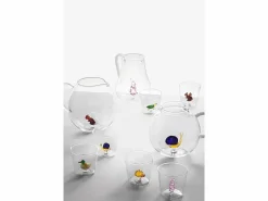 Vaso de vidrio borosilicato, Ardilla, marrón 350 ml, Animal Farm Transparente Best