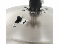 vidaxl Ventilador de techo adornado con lámpara 128 cm Blanco Best
