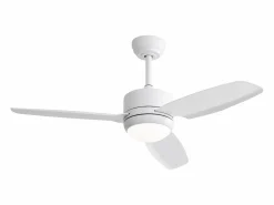 OKWISH Aire Acondicionado, Ventilación|Ventilador de techo - Ventilador de techo para sala de estar con 6 velocidades y 3 aspas de ABS - Iluminación LED