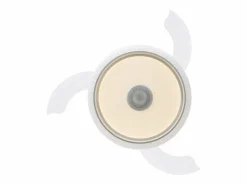 Ventilador de techo de 2 pulgadas - Ventilador de techo con iluminación LED y reproductor de música Bluetooth - para sala de estar y dormitorio Blanco Clearance