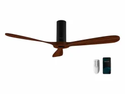 Ventilador de techo Cecotec EnergySilence 5500 Black Aqua Connected 40W 3 aspas WiFi mando a distancia /madera Negro Best