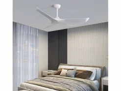 Ventilador de techo de 52" - Con control remoto de 6 velocidades - 3 aspas de ABS -^OKWISH Outlet