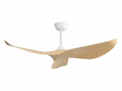 Ventilador de techo de 52 pulgadas - Ventilador de techo con 3 aspas de ABS y control remoto de 6 velocidades - para sala de estar^