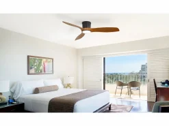 Aire Acondicionado, Ventilación|Ventilador de techo de 52 pulgadas con mando a distancia, 3 aspas ABS, LED regulable de 18 W, 3 colores, función reversible, (132 x 132 x 22,86 cm)