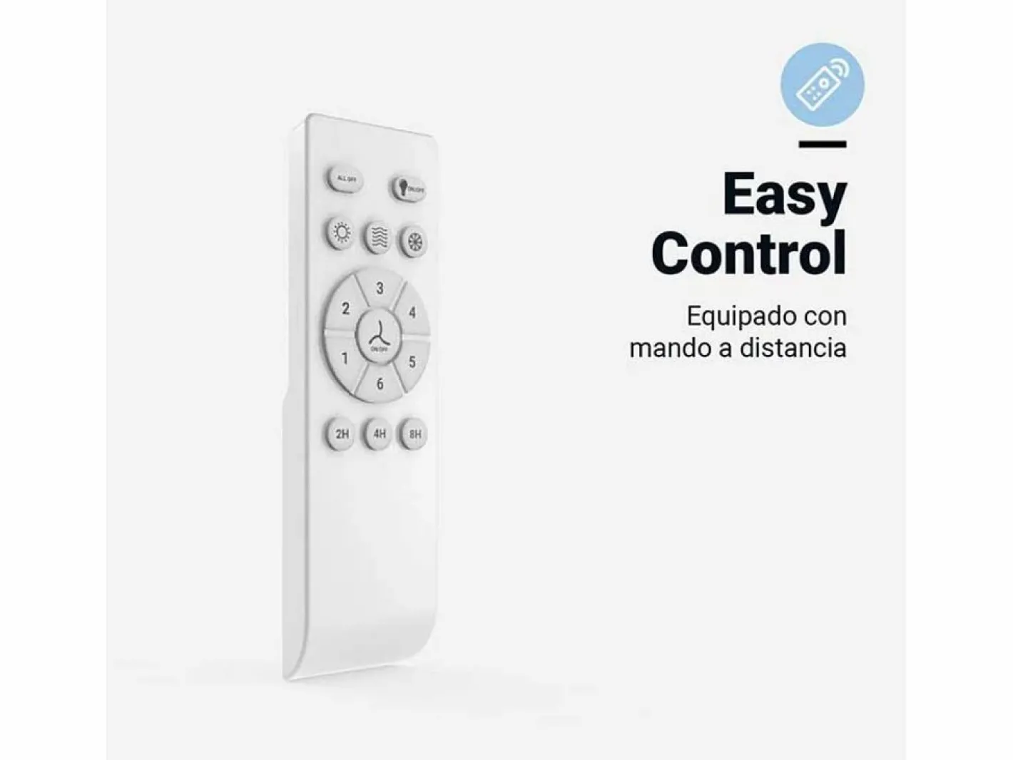 Ventilador de techo Jaloque 5042WFC Universal Blue 65W 4 aspas retráctiles marrón Marru00f3n New