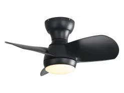 Ventilador de techo de 23 pulgadas ---- Ventilador de techo con luz LED y 3 aspas de ABS --- para dormitorio^ Best