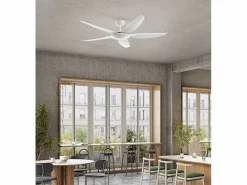 Aire Acondicionado, Ventilación|Ventilador de techo sin luz Perenz 7200 B - Ø 142 cm, 5 aspas, 5 velocidades, motor DC de 50 W, silencioso