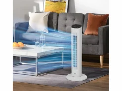 Ventilador de torre 50W con mando a distancia 3 velocidades 78 cm^Homcom Outlet
