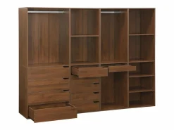 Vestidor módulo de 4 elementos nogal^Sweeek Best