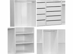 Sweeek Armario Abierto, Vestidor|Vestidor módulo de 4 elementos