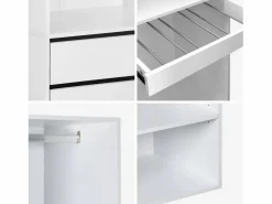 Sweeek Vestidor módulo de 3 elementos Blanco Sale