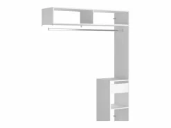 Vestidor Modular Abierto Custom Modulo F 4 Estantes y Barra 104X204 cm^ Best
