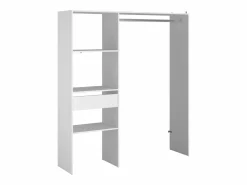 Armario Abierto, Vestidor|Vestidor Modular Abierto Custom Módulo D + E, 3 Estantes Cajón 162x180 cm