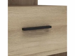 Vestidor Urano Roble Kronberg y 180x45x208 cm Dormitorio Ind. Negro Best