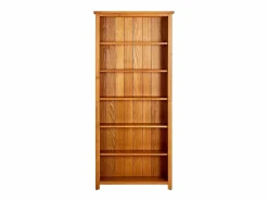 vidaX Estantería de 6 niveles de madera maciza de roble 80x22,5x180 cm^vidaxl New