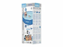 Bestway Piscina Tubular|VidaXL Piscina desmontable Steel Pro Set Ø305 cm