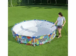 Bestway VidaXL Piscina desmontable Steel Pro redonda Ø305x66 cm Azul New