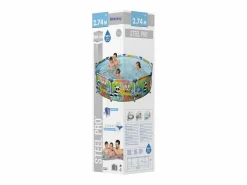 Bestway Piscina Tubular|VidaXL Piscina desmontable Steel Pro Max Ø274 cm