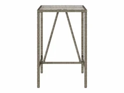 Village Green-Green Ridge Mesa de bar de exterior ratán sintético 70x70x110 cm^Garden Furniture Clearance