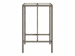 Village Green-Green Ridge Mesa de bar de exterior ratán sintético 70x70x110 cm^Garden Furniture Clearance
