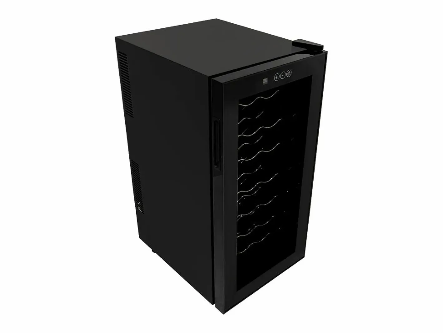 Monstershop Vinoteca Oriva 78L con LED multicolor sincronizable con música Negro Best