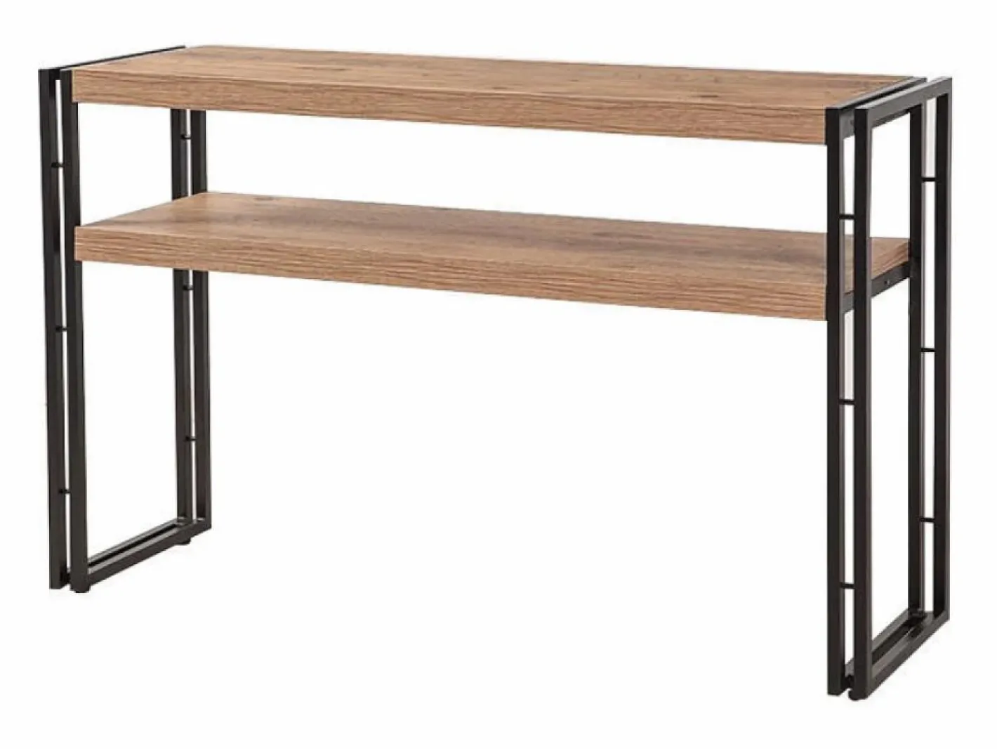 VIRRAT Escritorio escandinavo efecto roble - 2 cajones^Concept-Usine Online