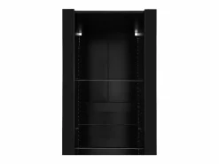 Vitrina alta con 3 estantes de cristal, cuerpo de MDF lacado en , LED incluido - 55x38x166cm^Hauss Spole Clearance