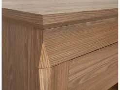 Petits-Meubles Vitrina baja 3 puertas Raya Madera Color natural claro Best