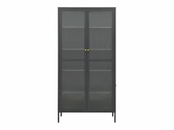 Vitrina de acero y vidrio templado 90x40x180 cm^vidaxl Outlet