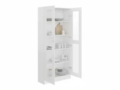 Vitrina de madera contrachapada 82,5x30,5x185,5 cm ES205548^ Clearance
