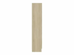 vidaxl Vitrina de madera contrachapada color roble 82,5x30,5x150 cm Marru00f3n Online
