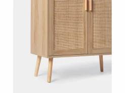 Vitrina|Vitrina doble de Fibra natural Natural 110 x 80- Tahiti