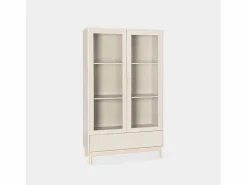 Vitrina doble de Lacado roto 170 x 100- Elian Blanco Sale