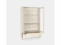 Vitrina doble de Lacado roto 170 x 100- Elian Blanco Sale