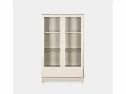 Vitrina doble de Lacado roto 170 x 100- Elian Blanco Sale