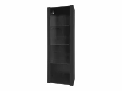 Vitrina - Vitrina con luces LED y 3 estantes de cristal - para salón y dormitorio^ Sale