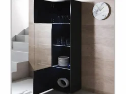 Vitrina para Salón comedor en con LED 40x29x167cm Luke V6^MB Muebles Bonitos Clearance