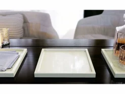 Vladon Cuenco decorativo Maya, moderno Plato decorativo cuadrado, (20 x 1,8 x 20 cm)^ Online