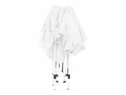 Wasabi Estor Y Toldo|- Carpa Plegable 3x3 m Javea Blanca – Estructura Montada y Lona Integrada – Rafia 100gr/m2 – Piquetas y Vientos Fijación – Cenador Jardín – Exteriores