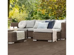 ECD Germany Terraza|55x Baldosas de WPC para terraza,30x30cm, 5m²
