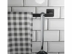 ML-DESIGN Burro Para Ropa|3x Perchero de pared para vestidor/armario barra para ropa/toallas 60x12cm