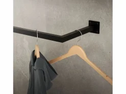 3x Perchero de pared para vestidor/armario barra para ropa/toallas 90x12cm^ML-DESIGN Discount