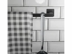 ML-DESIGN 2x Perchero de pared para vestidor/armario barra para ropa/toallas110x12cm Negro Outlet