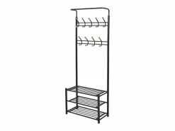 Yngulf Perchero de ropa con repisa para zapatos 68x32x182,5 cm^Garden Furniture