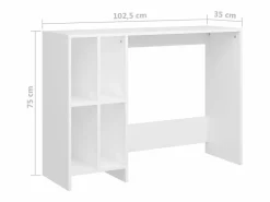 Garden Furniture Mesa De Ordenador|Yvo-Jan Escritorio notebook madera contrachapada 102,5x35x75 cm