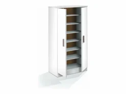 Loungitude Zapatero|Mueble De Almacenaje|Zapatero 2 puertas 6 estantes - A108 cm