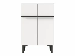 Hauss Spole Zapatero|Mueble De Almacenaje|Zapatero con 2 puertas - estantes regulables 60 × 34,5 x 95 cm